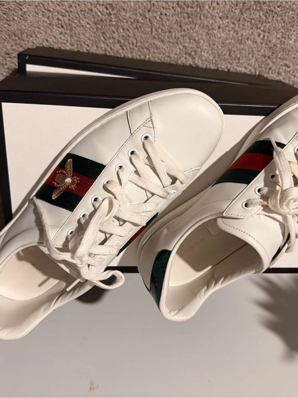 Gucci Ace embroidered bee sneakers
